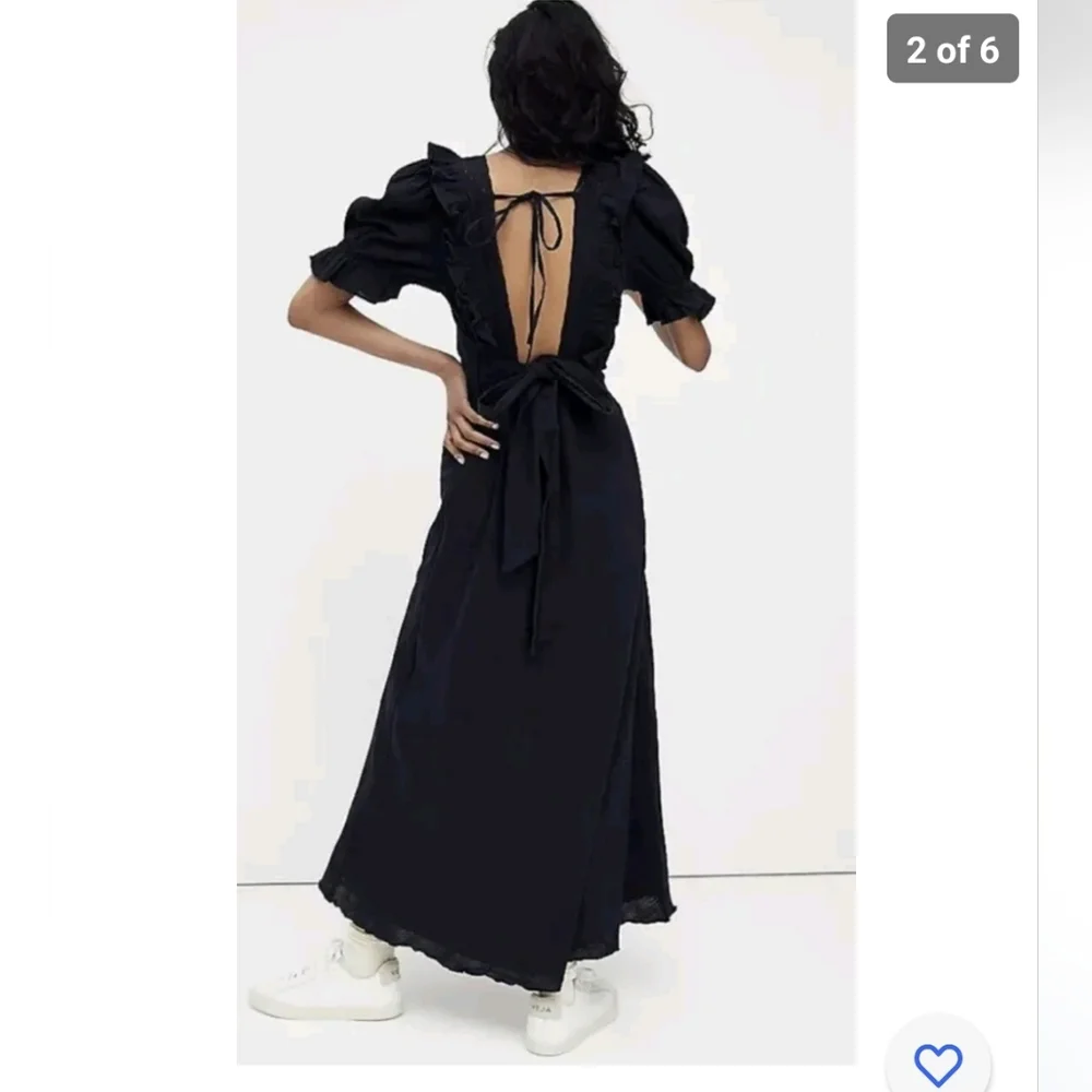 Free People Now And Forever Midi Dress Size L - Picture 2 of 6